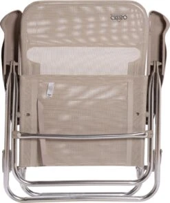 Crespo - Strandstoel - AL-205 - Beige (34) -Buitenkampeeruitrusting 1007x1200