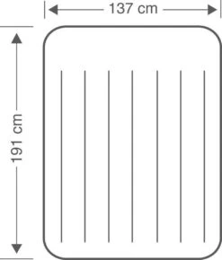 Intex Pillow Rest Classic Full Luchtbed - 2-persoons - 191x137x23 Cm -Buitenkampeeruitrusting 1023x1200 8