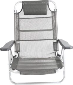 Bo-Camp Beach Chair - Monaco - Aluminium - Grijs 23 Bo-Camp Beach Chair - Monaco - Aluminium - Grijs -Buitenkampeeruitrusting 1026x1200