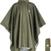 Anyoo Lichte Waterdichte Regenjas Poncho, Herbruikbaar, Ripstop, Ademende Multifunctionele Regenjas Met Capuchon, Opvouwbare Beschermhoes, Onderkant, Ideaal Voor Buiten, Camping, Wandelen, Vissen -Buitenkampeeruitrusting 1031x1200 1