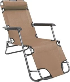 Ligstoel Opvouwbaar 155x60cm - Lichte Ligbed Relaxstoel Tuinstoel Campingstoel Strandstoel -Buitenkampeeruitrusting 1033x1200