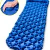 TRVLMORE Slaapmat - Zelfopblazend - 1 Persoons - Ingebouwde Pomp En Kussen - Blauw -Buitenkampeeruitrusting 1038x1200 15