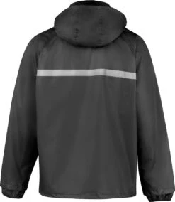 BJØRNSON Dusch Regenpak Dames & Heren - Waterdicht - Maat XL - Zwart -Buitenkampeeruitrusting 1045x1200 1