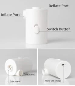 Flextail Gear Luchtbed Pomp Max Pump 2020 - Elektrische Luchtpomp Pomp Luchtbed 3600 MAh - Luchtbedpomp Oplaadbaar - Oranje -Buitenkampeeruitrusting 1053x1200 4