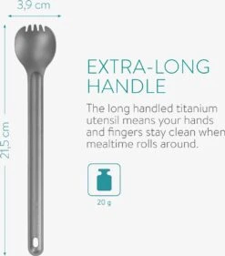 Navaris 2x Spork Met Extra Lange Handgreep - Set Van 2 - Campingbestek Van Titanium - Bestek Voor Onderweg - Lichtgewicht - Inclusief Bewaarzakje 13 Navaris 2x Spork Met Extra Lange Handgreep - Set Van 2 - Campingbestek Van Titanium - Bestek Voor Onderweg - Lichtgewicht - Inclusief Bewaarzakje -Buitenkampeeruitrusting 1054x1200 2