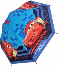 Disney Kinderparaplu Jongens Cars 38 Cm Polyester Blauw