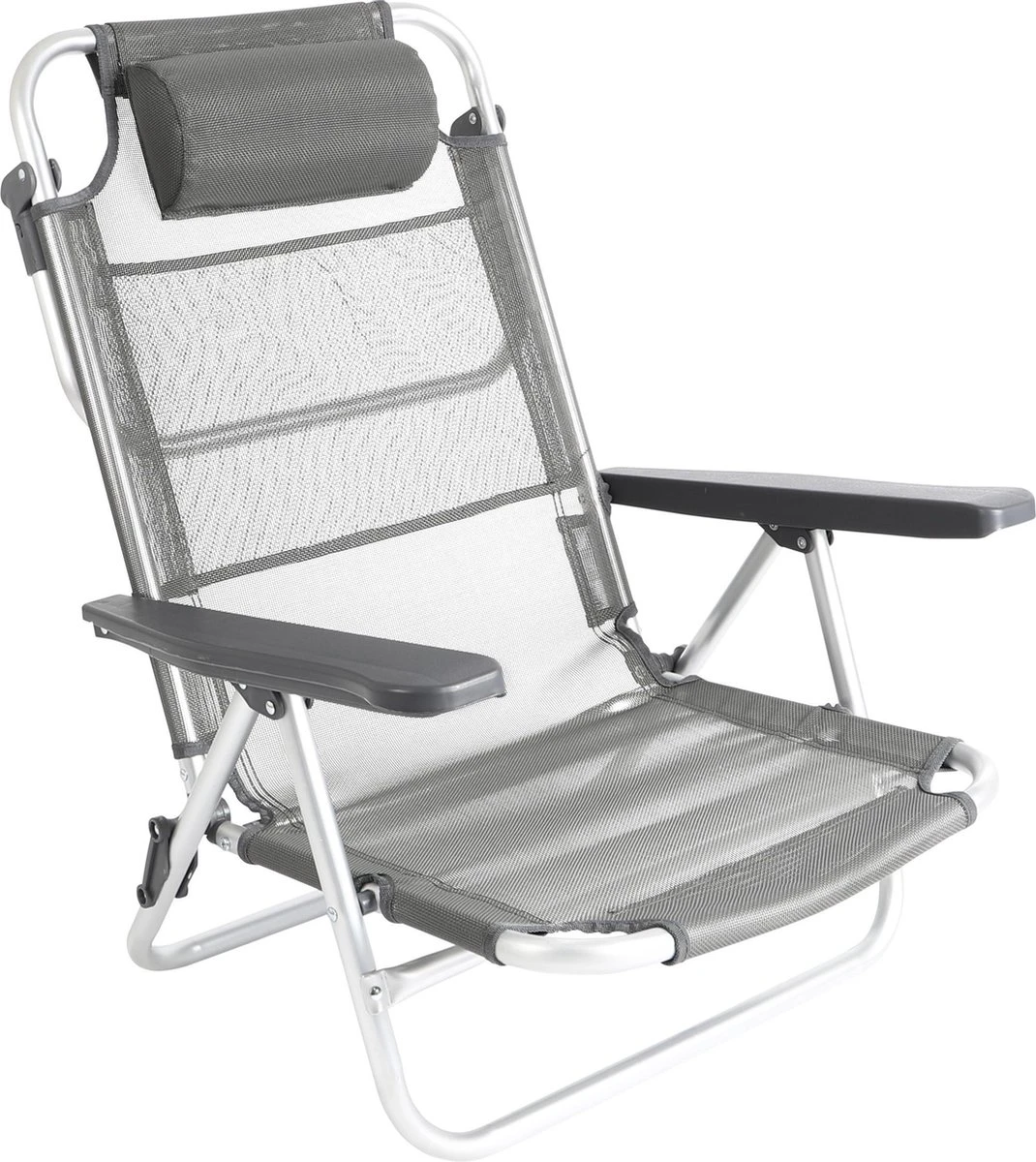 Bo-Camp Beach Chair - Monaco - Aluminium - Grijs 3 Bo-Camp Beach Chair - Monaco - Aluminium - Grijs
