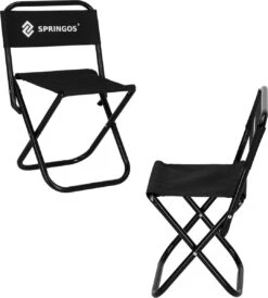 Springos Campingstoel | Kampeerstoel | Vouwstoel | Klapstoel | Zwart 21 Springos Campingstoel | Kampeerstoel | Vouwstoel | Klapstoel | Zwart -Buitenkampeeruitrusting 1080x1200