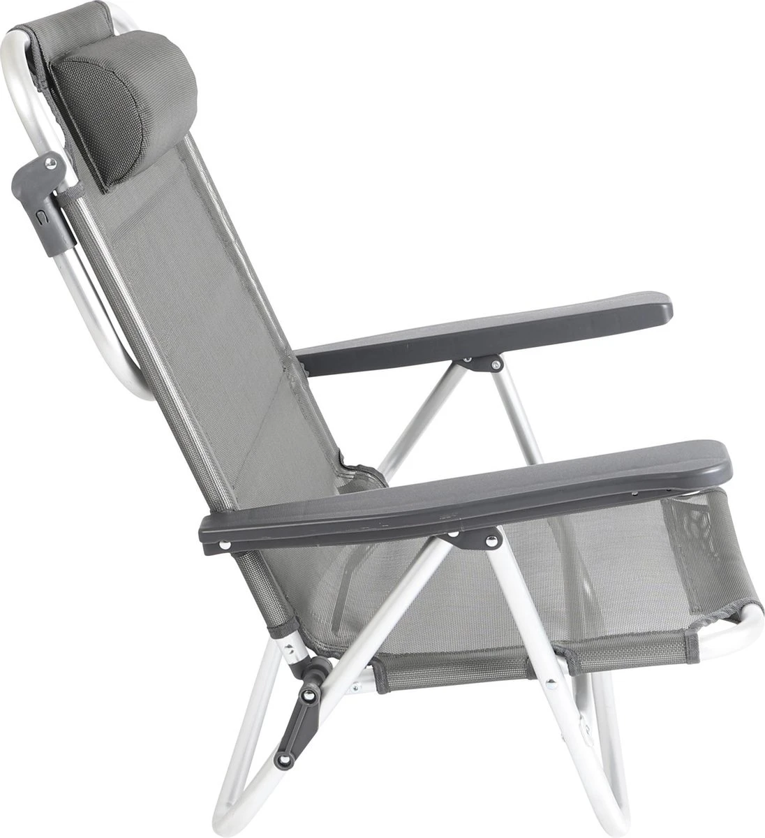 Bo-Camp Beach Chair - Monaco - Aluminium - Grijs 7 Bo-Camp Beach Chair - Monaco - Aluminium - Grijs - Afbeelding 5