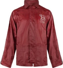 C-Line Regenpak Met Capuchon - Rood - Reflecterend - Nieuw Model - Kinder Maat 134/140 -Buitenkampeeruitrusting 1107x1200 4