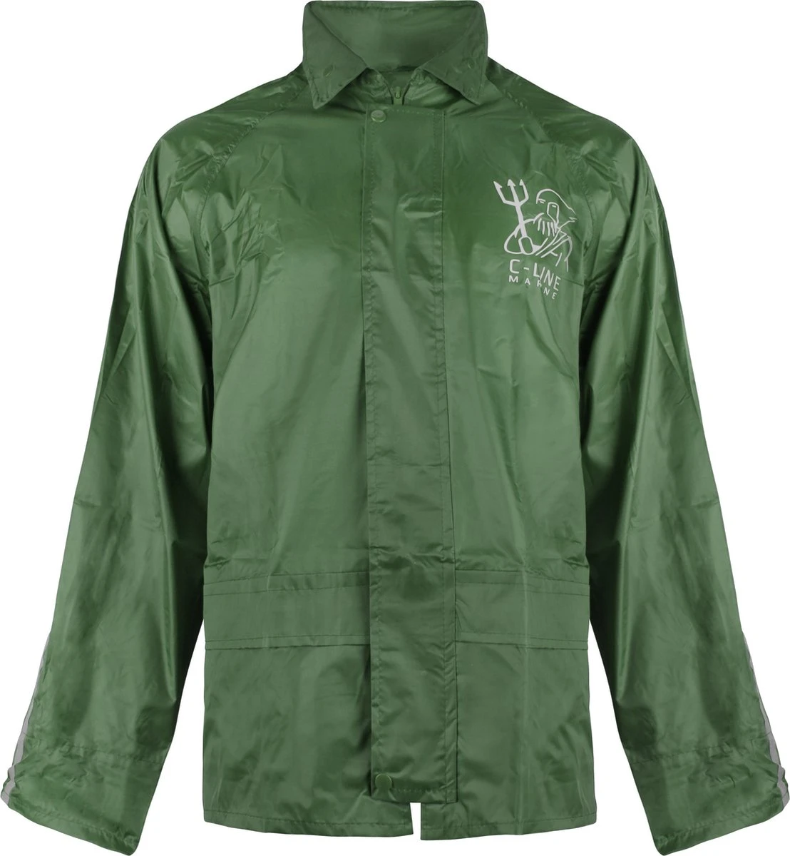 C-Line Regenpak Met Capuchon - Groen - Reflecterend - Nieuw Model - Volwassen Maat XXXXL 15 C-Line Regenpak Met Capuchon - Groen - Reflecterend - Nieuw Model - Volwassen Maat XXXXL - Afbeelding 13