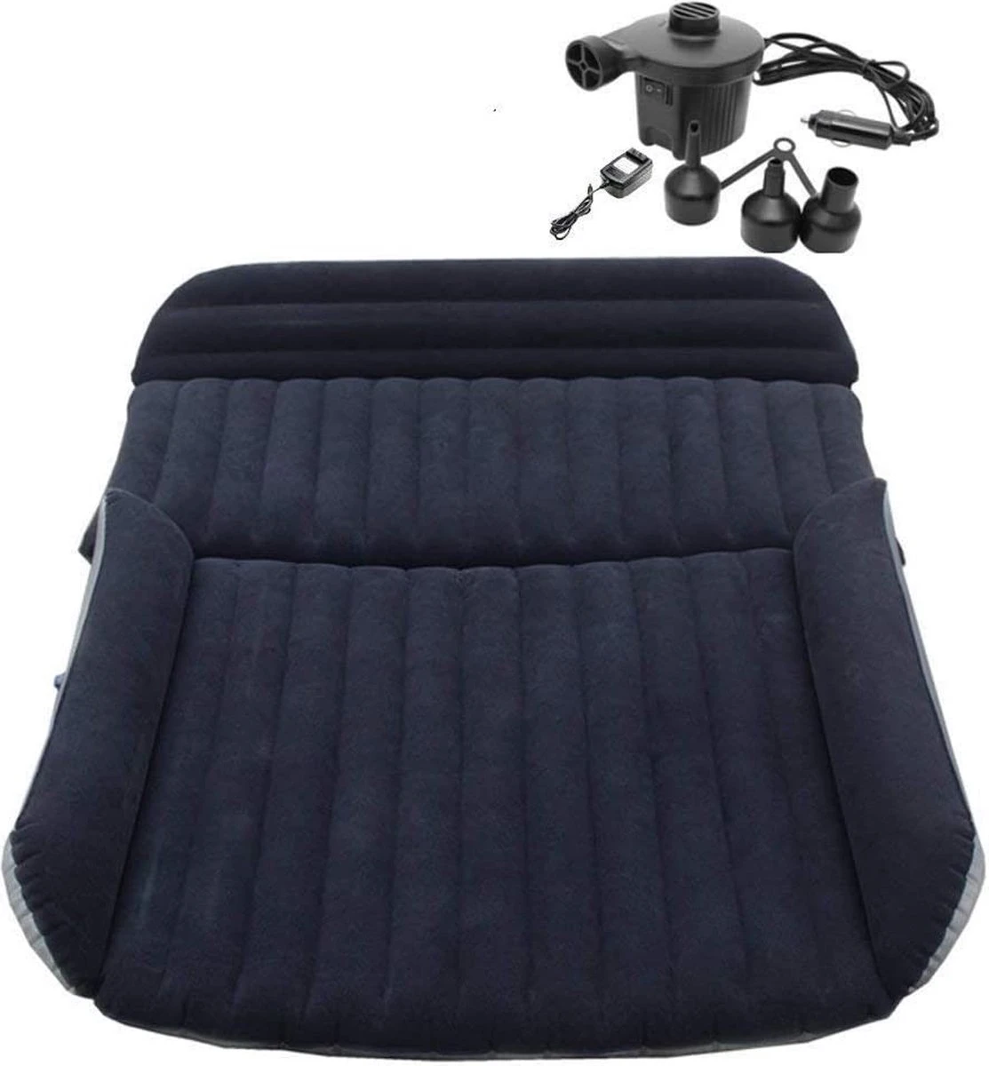 EZLife Auto Luchtbed Zwart 198x158cm 3 EZLife Auto Luchtbed Zwart 198x158cm