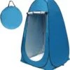 Merkloos 4 In 1 Pop-up Douchetent Voor Omkleden, Douchen, Toilet En Opslag - 1 Persoons Tent - Camping Douche En Omkleedtent - Inclusief Haringen En Draagtas - 190 X 110 X 110 Cm Blauw -Buitenkampeeruitrusting 1131x1200