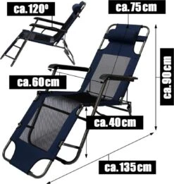 Ligstoel 180x60cm - Opvouwbaar Campingstoel Ligbed Strandstoel Tuinstoel Vouwligstoel Blauw 27 Ligstoel 180x60cm - Opvouwbaar Campingstoel Ligbed Strandstoel Tuinstoel Vouwligstoel Blauw -Buitenkampeeruitrusting 1135x1200