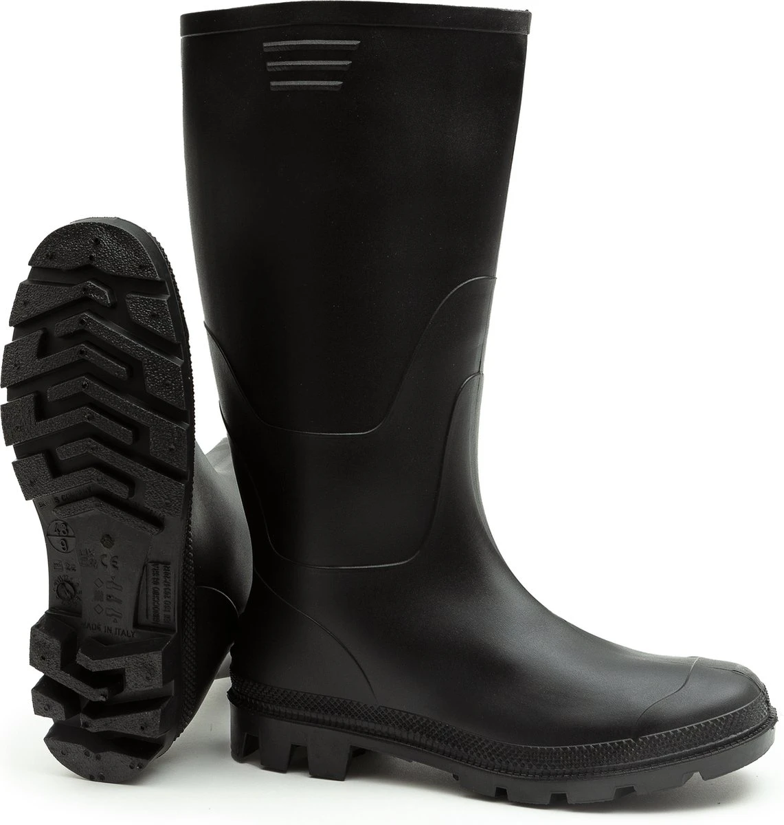 Regenlaarzen Hoog Solemates - Zwart - Knielaars - Dames & Heren - Maat 40 3 Regenlaarzen Hoog Solemates - Zwart - Knielaars - Dames & Heren - Maat 40