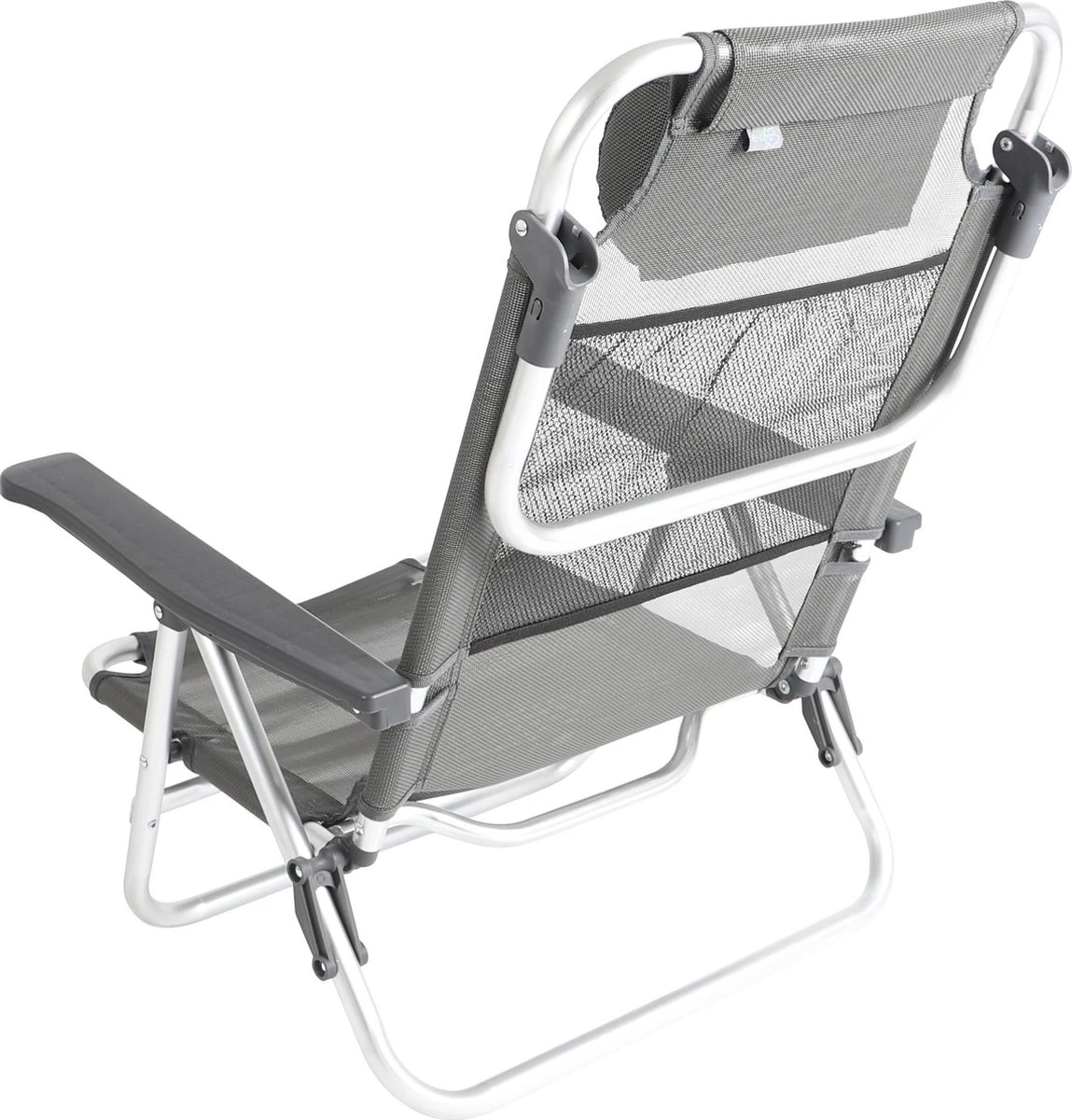 Bo-Camp Beach Chair - Monaco - Aluminium - Grijs 5 Bo-Camp Beach Chair - Monaco - Aluminium - Grijs - Afbeelding 3