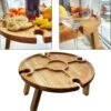 Merkloos Opvouwbare Draagbare Picknicktafel, Outdoor Opvouwbare Lichtgewicht Kampeertafel 30,5 Cm Kleine Houten Wijnpicknicktafel Voor Feest, Strand, Tuin, Camping, Barbecue, Reizen 1 Merkloos Opvouwbare Draagbare Picknicktafel, Outdoor Opvouwbare Lichtgewicht Kampeertafel 30,5 Cm Kleine Houten Wijnpicknicktafel Voor Feest, Strand, Tuin, Camping, Barbecue, Reizen -Buitenkampeeruitrusting 1151x1200
