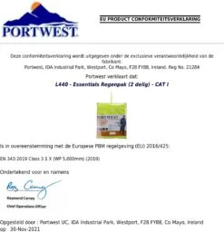 Portwest Regenpak 2 Delig Donker Blauw Maat XL -Buitenkampeeruitrusting 1160x1200 3