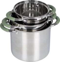 Bo-Camp - Pannenset - Elan Plus - 3-Delig - RVS -Buitenkampeeruitrusting 1167x1200