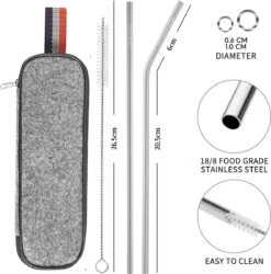 House Of Husk Reisbestek - Reis Bestekset - Chopsticks - Metalen Rietjes Met Borstel - Lepel - Vaatwasserbestendig - RVS - 7 Delig - Zilver 9 House Of Husk Reisbestek - Reis Bestekset - Chopsticks - Metalen Rietjes Met Borstel - Lepel - Vaatwasserbestendig - RVS - 7 Delig - Zilver -Buitenkampeeruitrusting 1186x1200 2