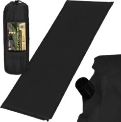 Springos Slaapmat | Zelfopblazend | 180 Cm | Inclusief Hoes | Zwart -Buitenkampeeruitrusting 1190x1200 9