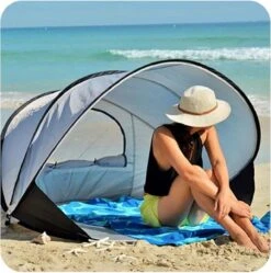 Deryan Luxe Pop Up Strandtent XXL - Anti-UV 50+ - Zilver 28 Deryan Luxe Pop Up Strandtent XXL - Anti-UV 50+ - Zilver -Buitenkampeeruitrusting 1192x1200