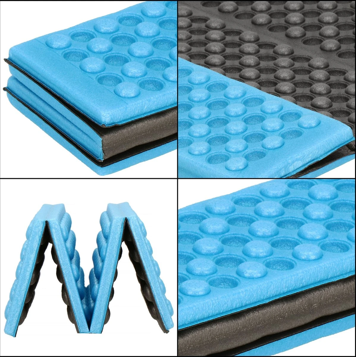 Springos Zitmat | Opvouwbaar Zitmatje | Zitkussen | 28 X 40 X 1 Cm | Blauw 17 Springos Zitmat | Opvouwbaar Zitmatje | Zitkussen | 28 X 40 X 1 Cm | Blauw - Afbeelding 15