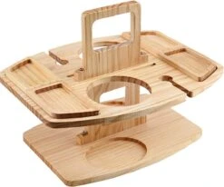 Merkloos Houten Outdoor Wijntafel Draagbare Houten Picknicktafel Mini Campingtafels Met Wijnglas Houder Voor Tuin Outdoor Camping Picknick Strand - Plataan Hout - Wijn 16 Merkloos Houten Outdoor Wijntafel Draagbare Houten Picknicktafel Mini Campingtafels Met Wijnglas Houder Voor Tuin Outdoor Camping Picknick Strand - Plataan Hout - Wijn -Buitenkampeeruitrusting 1200x1000 3
