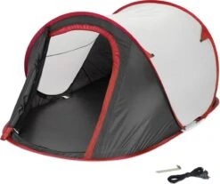 JEMIDI Tweepersoons Pop-up Tent - Opgooitent, Werptent Voor 2 Personen - Ideaal Als Festivaltent Of Kampeertent - Verschillende Kleuren -Buitenkampeeruitrusting 1200x1007