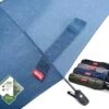 Merkloos Fredricks - Sterke Compacte Opvouwbare Tasformaat Paraplu - Stormbestendig >100 Km/u - Opent En Sluit Automatisch - Ø 97cm - Waterafstotende Teflon Coating - Sneldrogend - Donkerblauw -Buitenkampeeruitrusting 1200x1007 3