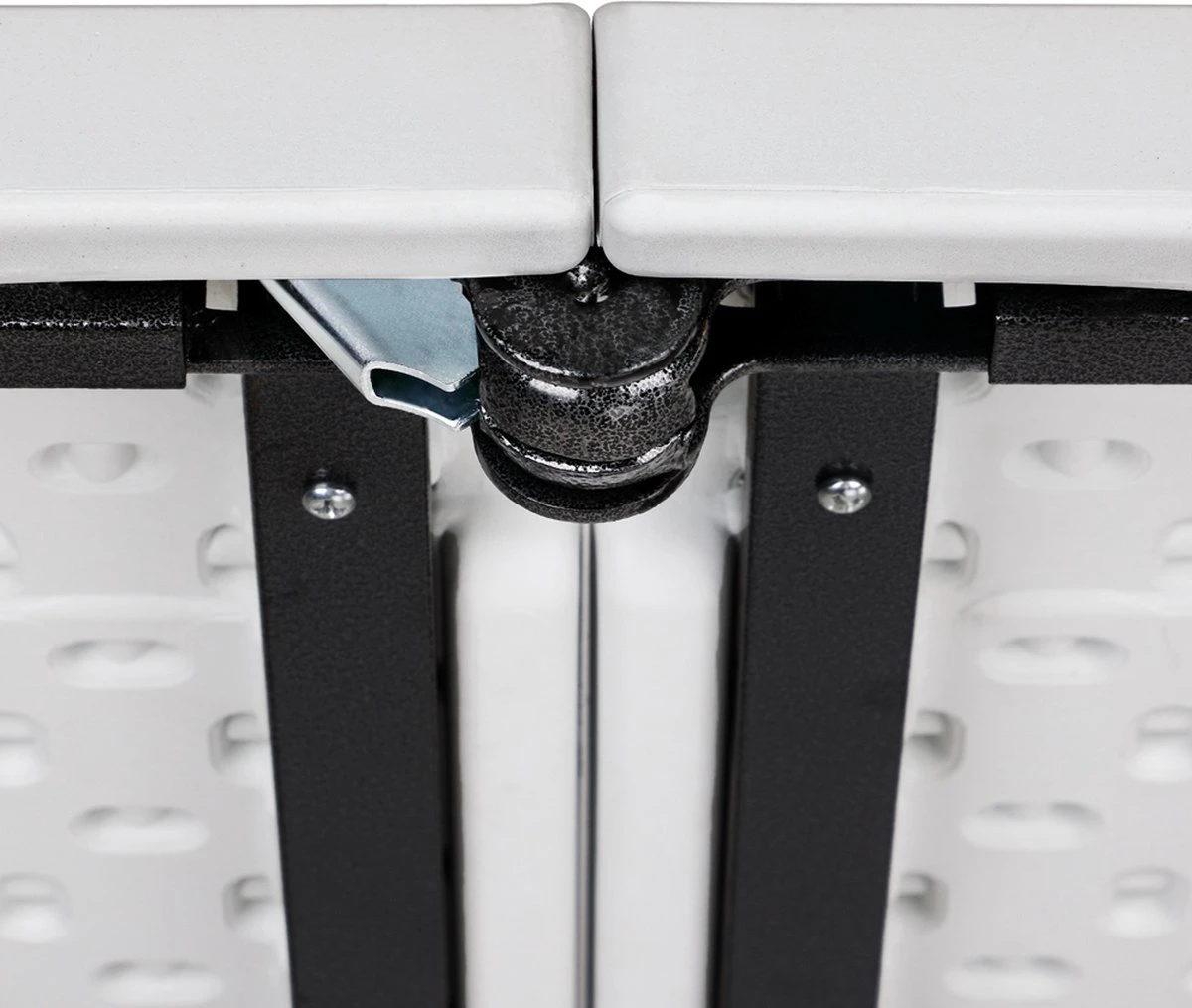 Casaria Tuintafel Opvouwbaar – Met Draaggreep 220x70 Cm – Wit 6 Casaria Tuintafel Opvouwbaar – Met Draaggreep 220x70 Cm – Wit - Afbeelding 4