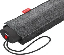 Reisenthel Umbrella Pocket Mini Opvouwbare Mini Paraplu - ø 97 Cm - Twist Silver Grijs -Buitenkampeeruitrusting 1200x1019 1