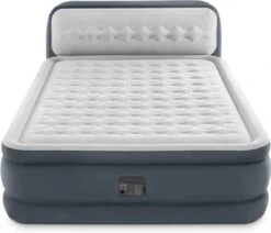 Intex 64448 - Queen Deluxe Ultra-Plush Zelfopblazend 2-persoons Luchtbed Met Hoofdboord (203x152x46cm) -Buitenkampeeruitrusting 1200x1031 2
