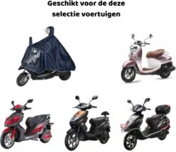 Simple Lifestyle® Universeel Regenjas Bromfiets Hoes Scooter Regenponcho Beenkleed - Zwart -Buitenkampeeruitrusting 1200x1038 5