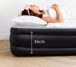 BluMill Eenpersoons Luchtbed - Met Ingebouwde Pomp - Luchtbed Zelfopblazend - Incl. Draagtas - 191x99x36 Cm -Buitenkampeeruitrusting 1200x1047 8