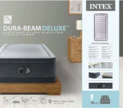 Intex Luchtbed - 1-Persoons - 99 X 191 X 46 Cm - Grijs - Met Ingebouwde Pomp, Hoeslaken Wit En Reparatieset -Buitenkampeeruitrusting 1200x1054 10