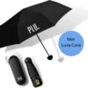 PLU - Paraplu - Opvouwbaar - Inklapbaar - Met Luxe Beschermhoes - Met Reisetui - Windproof - Fashionable - Lichtgewicht - Zwart -Buitenkampeeruitrusting 1200x1082 3