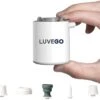 Luvego Luchtbed Pomp MINI PUMP - Oplaadbare Luchtbedpomp - 400LM Lantaarn - 3-in-1 -Buitenkampeeruitrusting 1200x1106 2