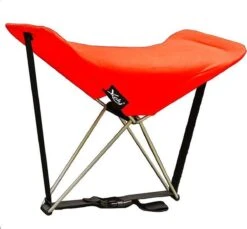 Y-ply Ruggensteuntje - Strandstoel - Opvouwbaar - Rood -Buitenkampeeruitrusting 1200x1114