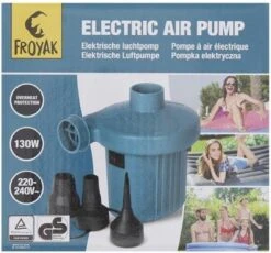 Froyak Elektrische Lucht Pomp - Electric Air Pump 230 Volt - 230 Liter/min - Luchtpomp Voor Luchtbed, Zwembad En Oplaasboot. 8 Froyak Elektrische Lucht Pomp - Electric Air Pump 230 Volt - 230 Liter/min - Luchtpomp Voor Luchtbed, Zwembad En Oplaasboot. -Buitenkampeeruitrusting 1200x1116 6