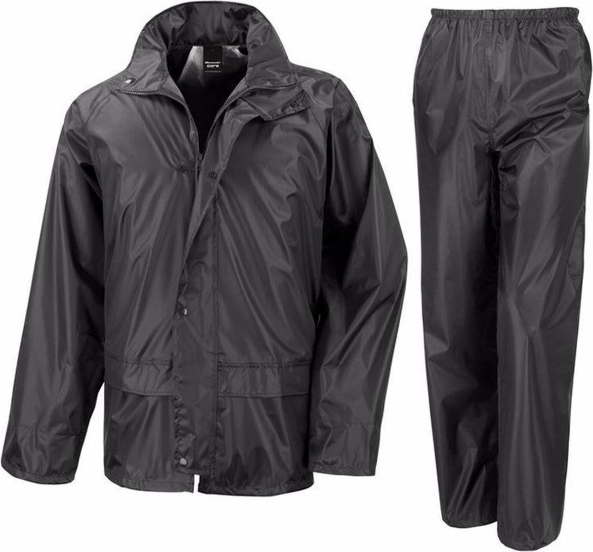 Result Zwart All Weather Regenpak Voor Volwassenen 2XL (46/56) 3 Result Zwart All Weather Regenpak Voor Volwassenen 2XL (46/56)