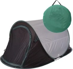 JEMIDI Tweepersoons Pop-up Tent - Opgooitent, Werptent Voor 2 Personen - Ideaal Als Festivaltent Of Kampeertent - Verschillende Kleuren -Buitenkampeeruitrusting 1200x1139
