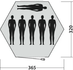 Easy Camp Tent Moonlight Joert 6-persoons -Buitenkampeeruitrusting 1200x1151