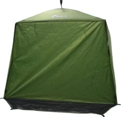 FisherPro WildLand Tent –comfortabele Vistent – Handige Strandtent – Compacte Festival Tent - Uitbreid Mogelijkheden Met Stormcover - Geschikt Voor 2 Personen -Buitenkampeeruitrusting 1200x1155
