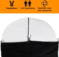 Deryan Cocoon Pop Up Tent - Slaapzak - Luchtbed - Luchtpomp - 4 Persoons - Zilver -Buitenkampeeruitrusting 1200x1158