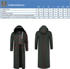 MGO Storm Extra Lange Regenjas - Dames Jack - Blauw - Maat L -Buitenkampeeruitrusting 1200x1174 6