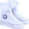 Unisex Waterdichte Overschoenen Met Rits En Aantrekkoord - Maat L 37/38 - Herbruikbaar – Transparant - Anti Slip Regen Overschoen - Schoenhoesjes - Waterdichte Schoenbeschermers - Regenhoes – Schoenovertek - Regenlaarzen -Buitenkampeeruitrusting 1200x1175