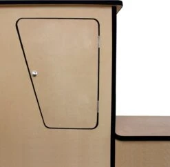 Camper Keuken MDF - Linkerkant EU - Inclusief Kledingstang + Wijnrek - Onbewerkt - Inbouw Kasten Inrichting Kampeerauto Caravan -Buitenkampeeruitrusting 1200x1176 1