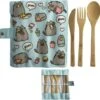 Pusheen De Kat Foodie - 100% Natuurlijk Bamboe 6-delige Bestek Set 2 Pusheen De Kat Foodie - 100% Natuurlijk Bamboe 6-delige Bestek Set -Buitenkampeeruitrusting 1200x1176 4