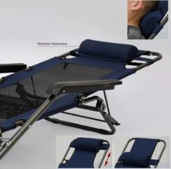 Ligstoel 180x60cm - Opvouwbaar Campingstoel Ligbed Strandstoel Tuinstoel Vouwligstoel Blauw 32 Ligstoel 180x60cm - Opvouwbaar Campingstoel Ligbed Strandstoel Tuinstoel Vouwligstoel Blauw -Buitenkampeeruitrusting 1200x1184